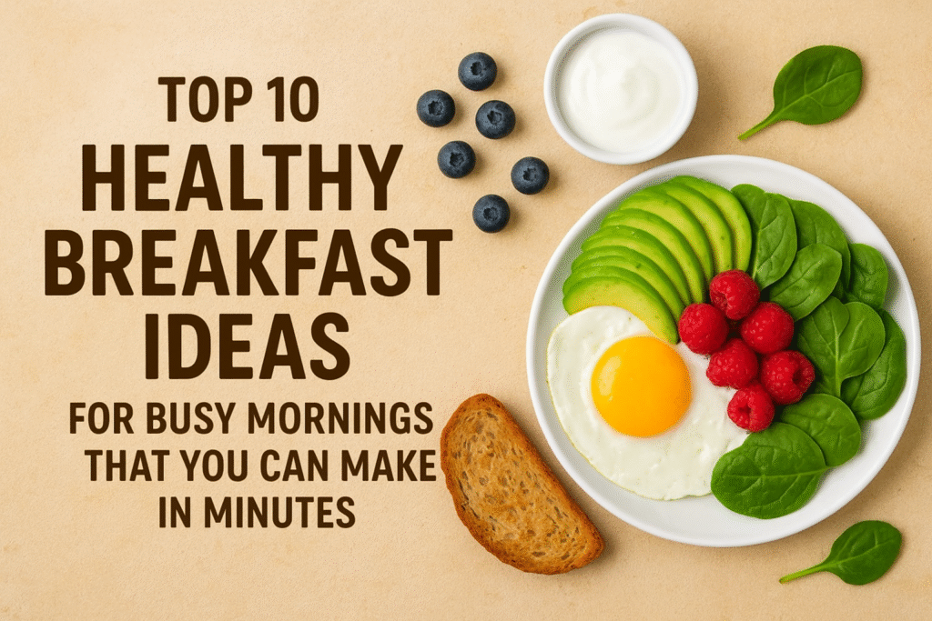 Healthy breakfast ideas for busy mornings